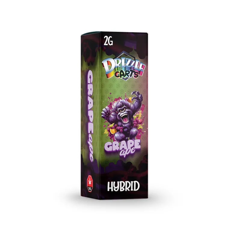 Drizzle 2g Vape Cartridges - Grape Ape