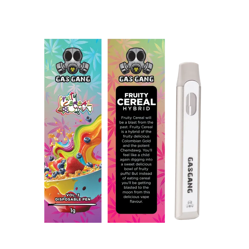 Fruity Cereal Gas Gang 1g THC Vape Pen