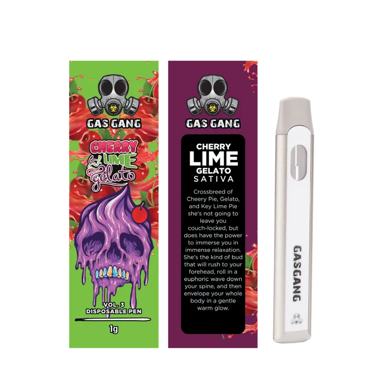 Cherry Lime Gelato Gas Gang 1g THC Vape