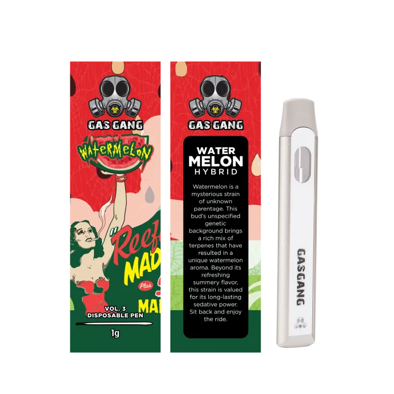 Watermelon Gas Gang 1g THC Vape Pen